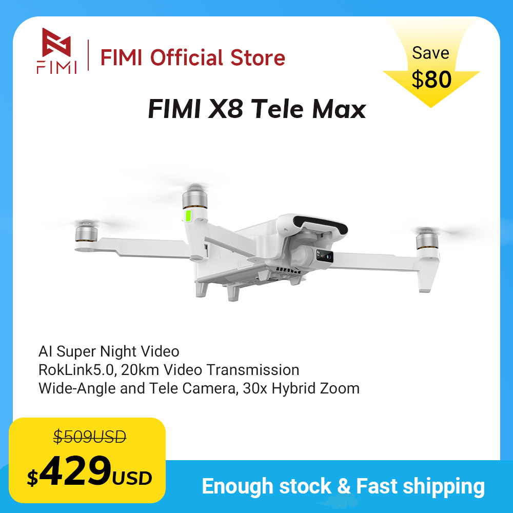 Drone Thermal Imaging - Novo Drone FIMI X8 Tele Max