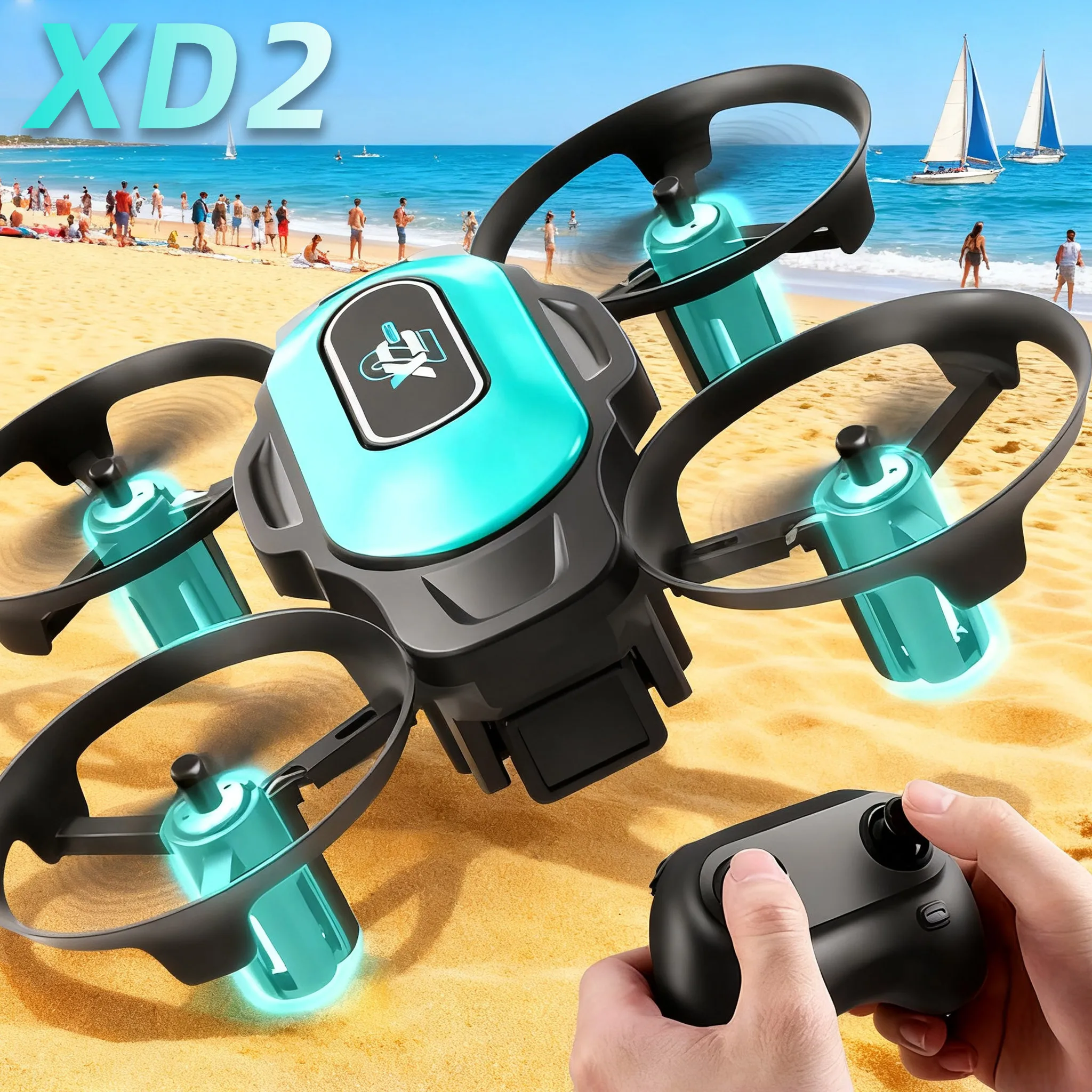 Drone Video Production - Mini Drone XD2, 360 ° Acrobacias