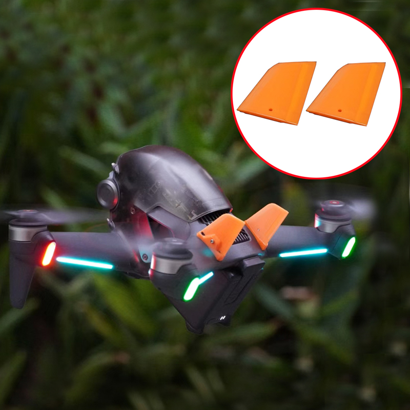 Drone 3D Modeling - Asa traseira aerodinâmica de voo traseiro,