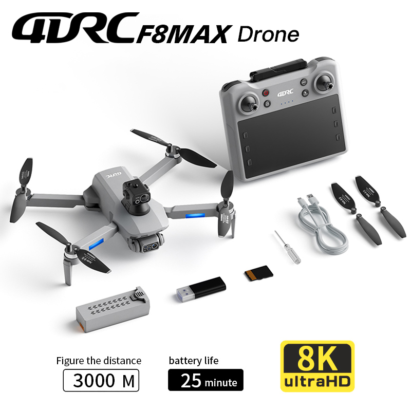 Drone Cinematic - F8 max gps drone profissional 8k