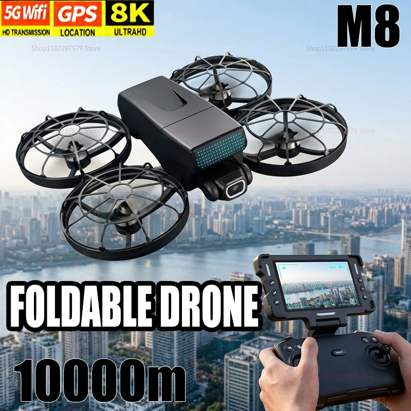 Drone Multispectral - Novos Drones M8 GPS 8K Profissional
