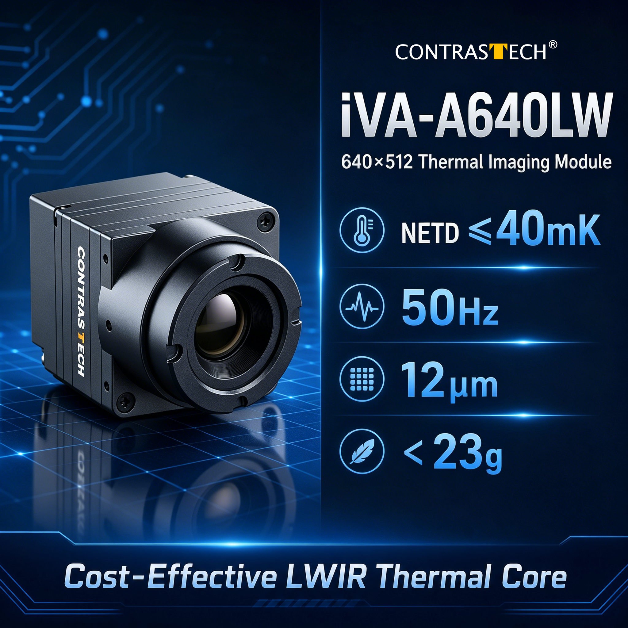 Drone Thermal Imaging - Módulo de Imagem Térmica LWIR 640x512