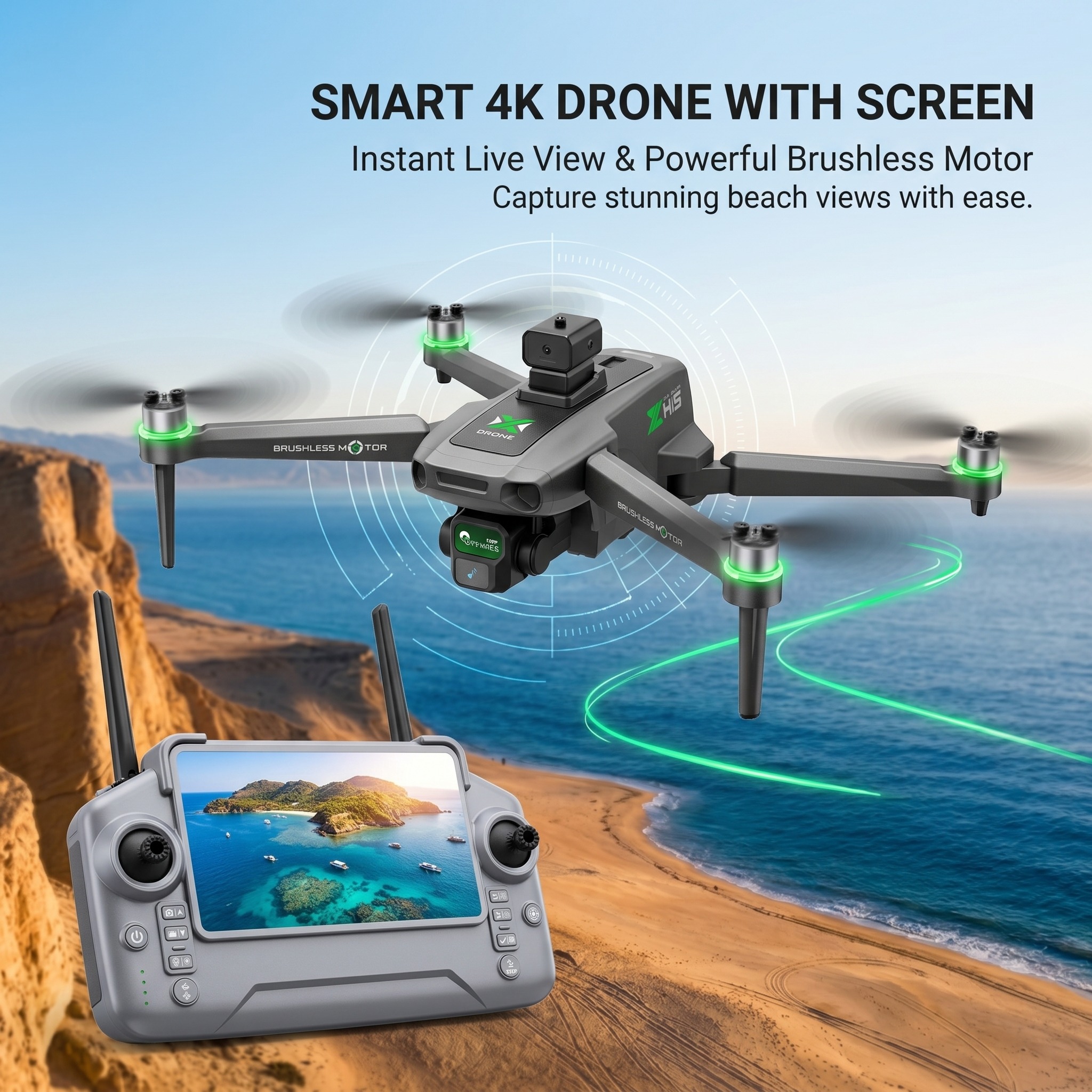 Drone Multispectral - Novo drone ZH8 2026 com câmera
