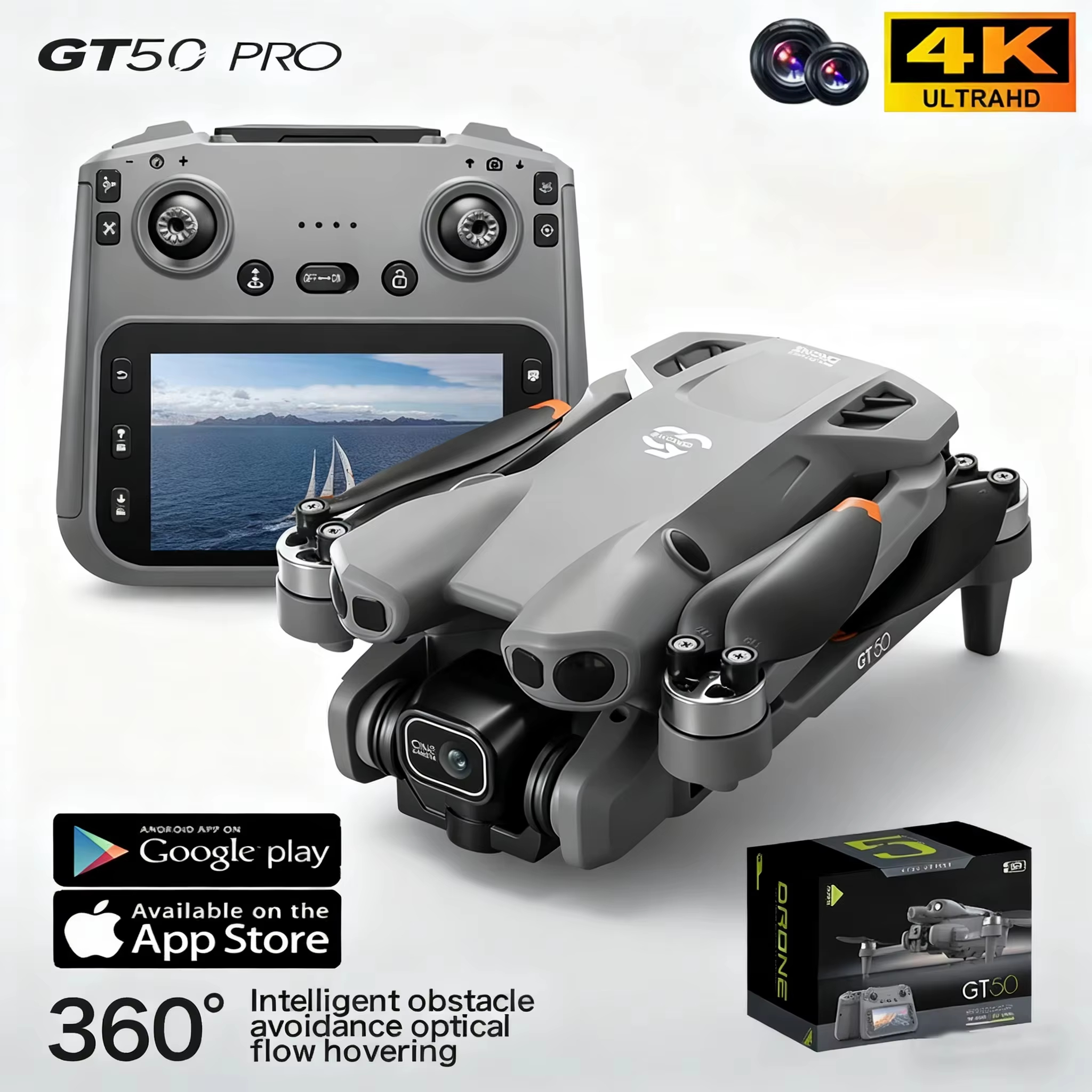 Drone Multispectral - Novo presente 2026 drone profissional gt50pro