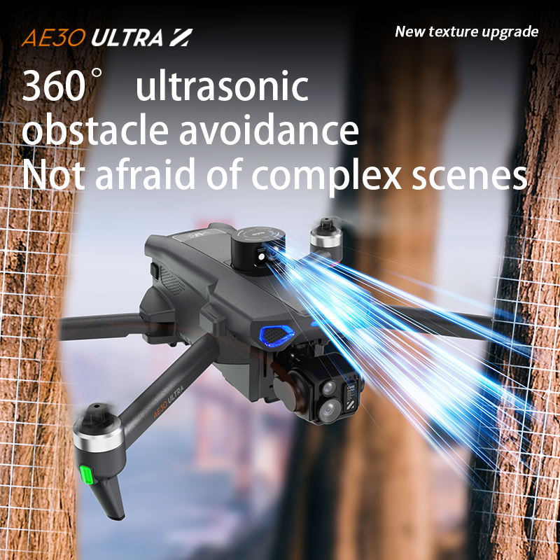 Drone RC 2026 AE30 com GPS, câ - Drone Multispectral avaliação e preço