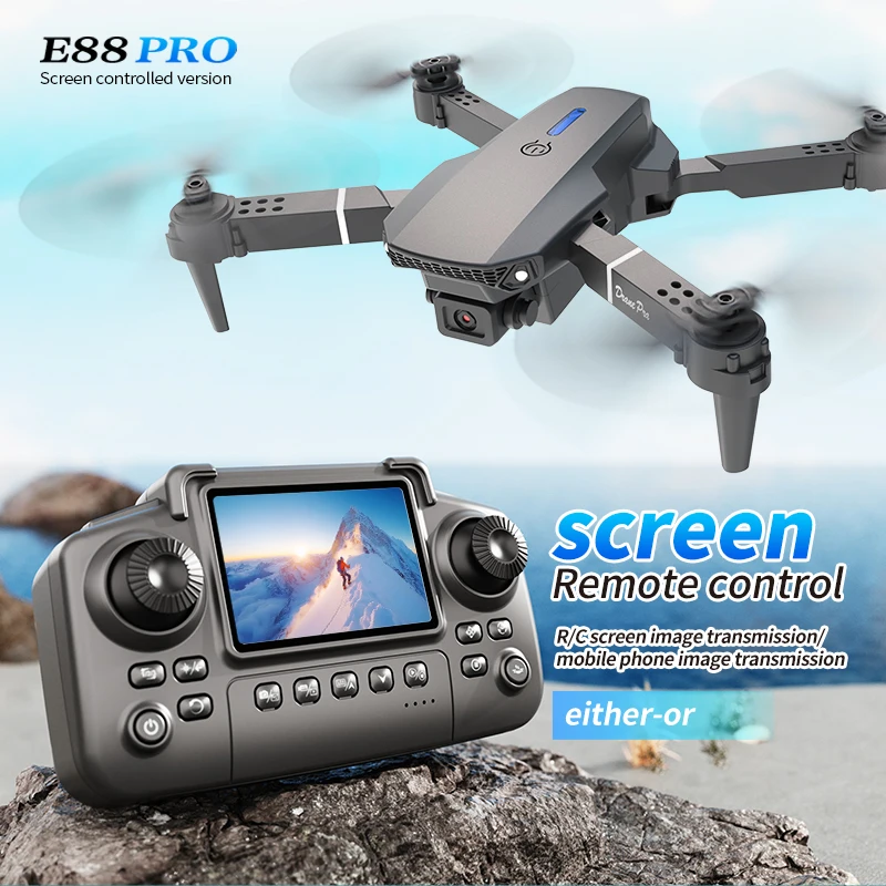 Profissional e88 pro drone com - Drone Surveying avaliação e preço