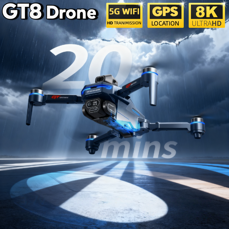 Drone GT8 Original 4K Profissi - Drone Multispectral avaliação e preço