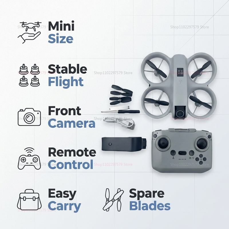 Mini Drone com Câmera HD 8K FP - Drone Video Production avaliação e preço