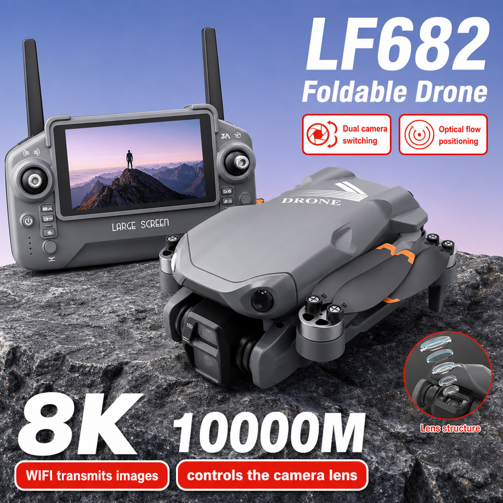 Drone Aéreo LF682 com Câmeras  - Drone Cinematic avaliação e preço