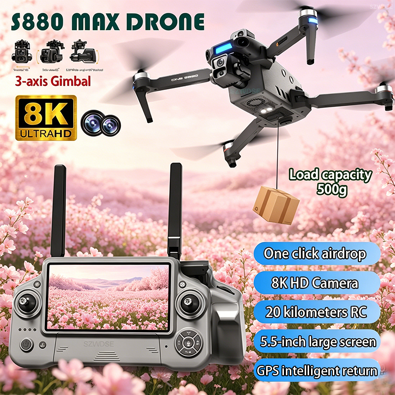 Novo Drone 8K com Câmera Dupla - Drone Cinematic avaliação e preço