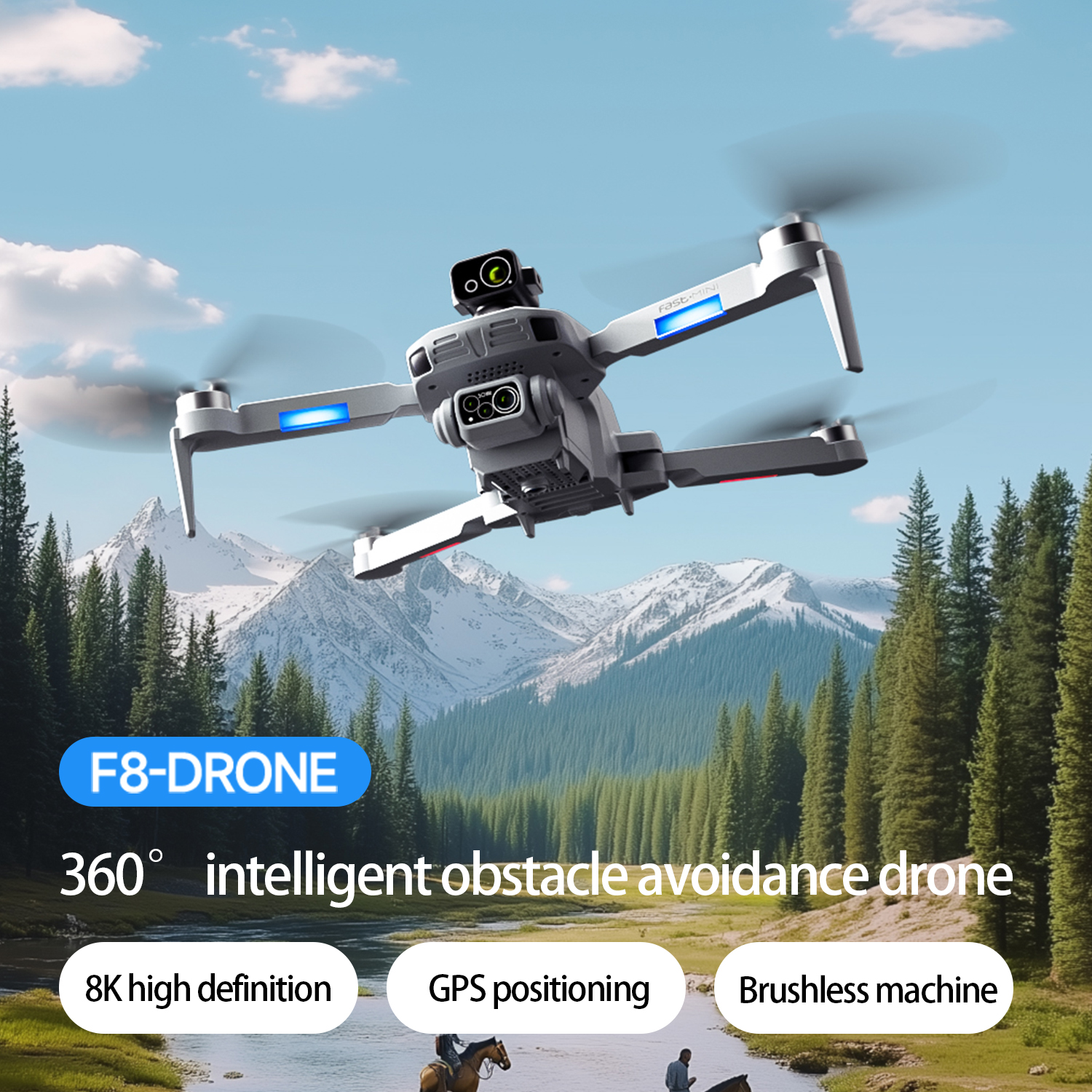 F8 max gps drone profissional  - Drone Cinematic avaliação e preço