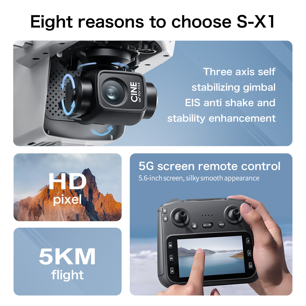 Drone GPS Lenovo S-X1 MAX com  - Drone Multispectral avaliação e preço