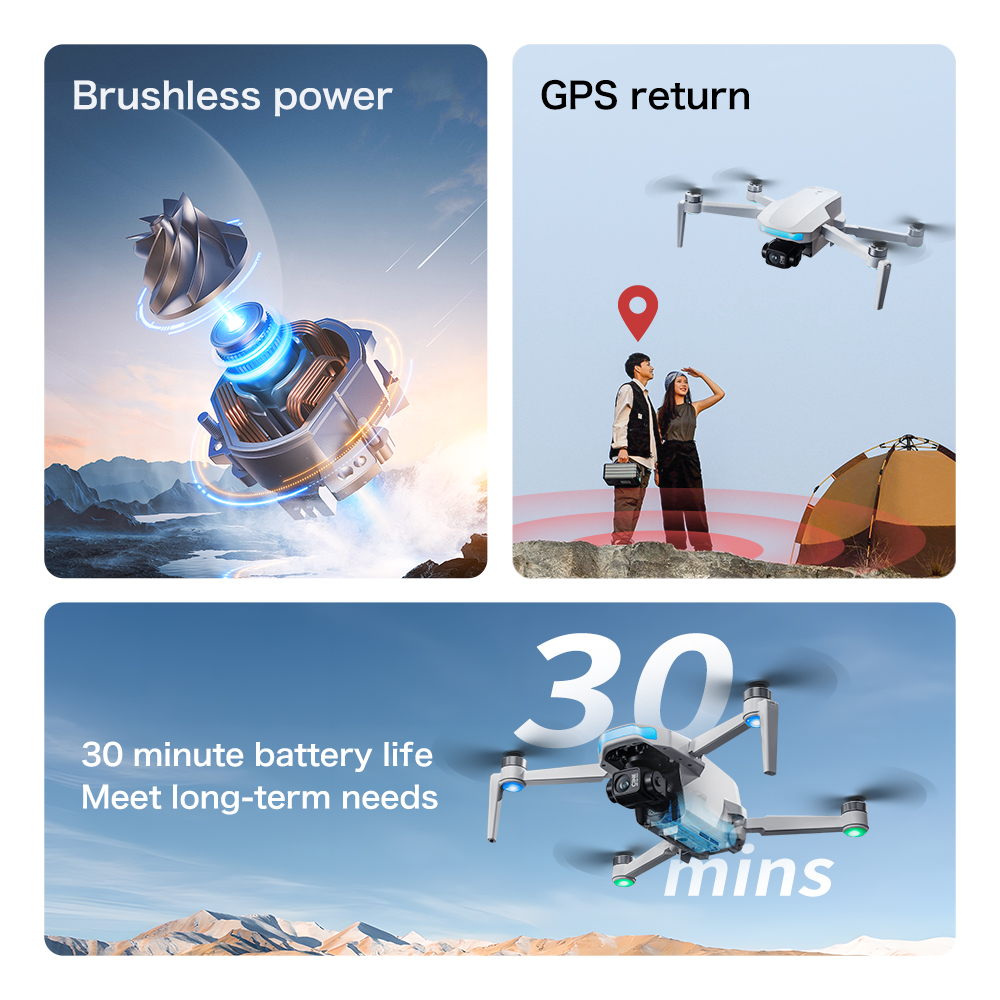 Drone GPS Lenovo S-X1 MAX com  - Drone Multispectral avaliação e preço