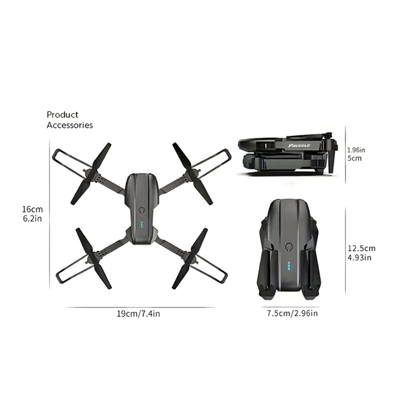 Drone RC Mini FACEGLE UAV E99, - Drone Video Production avaliação e preço