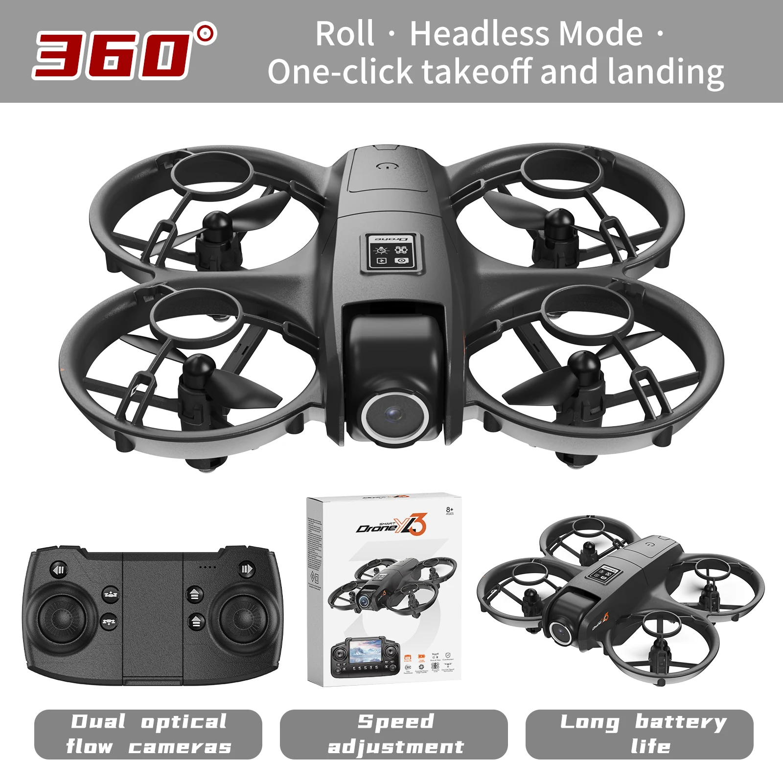 Novo Drone RC YL3 8K 1080P com - Drone Multispectral avaliação e preço