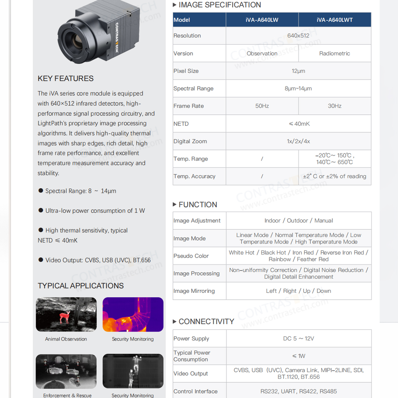 Módulo de Imagem Térmica LWIR  - Drone Thermal Imaging avaliação e preço