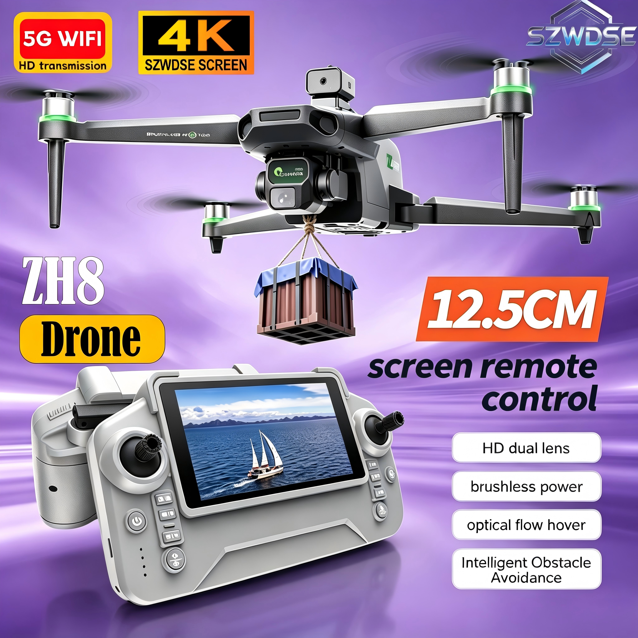 Novo drone ZH8 2026 com câmera - Drone Multispectral avaliação e preço
