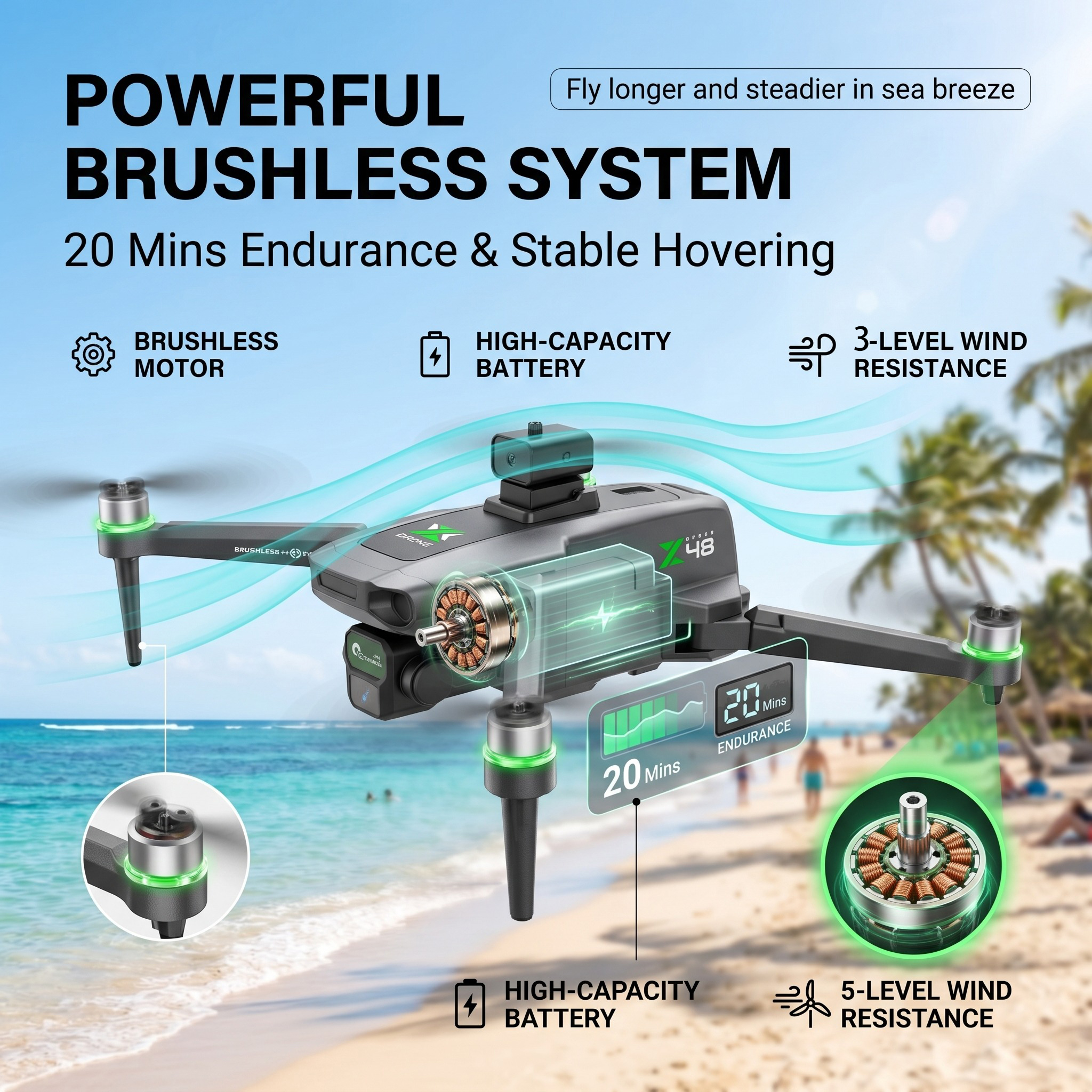 Novo drone ZH8 2026 com câmera - Drone Multispectral avaliação e preço