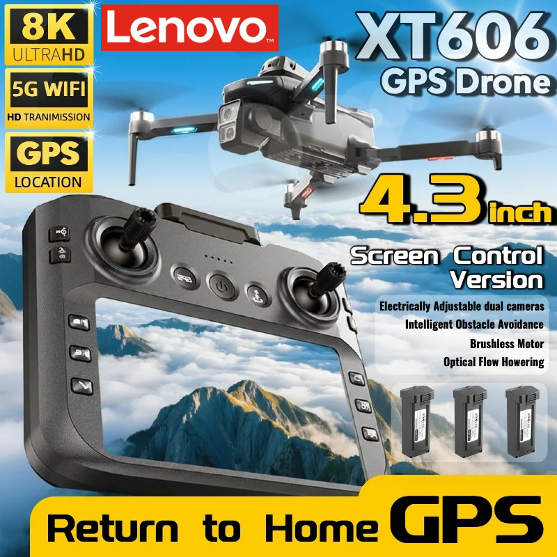 Drone GPS Lenovo XT606 MAX 202 - Drone Multispectral avaliação e preço