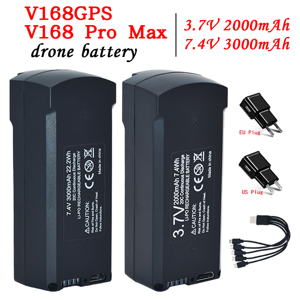 Bateria GPS V198 7.4V 3000mAh  - Drone Mapping avaliação e preço