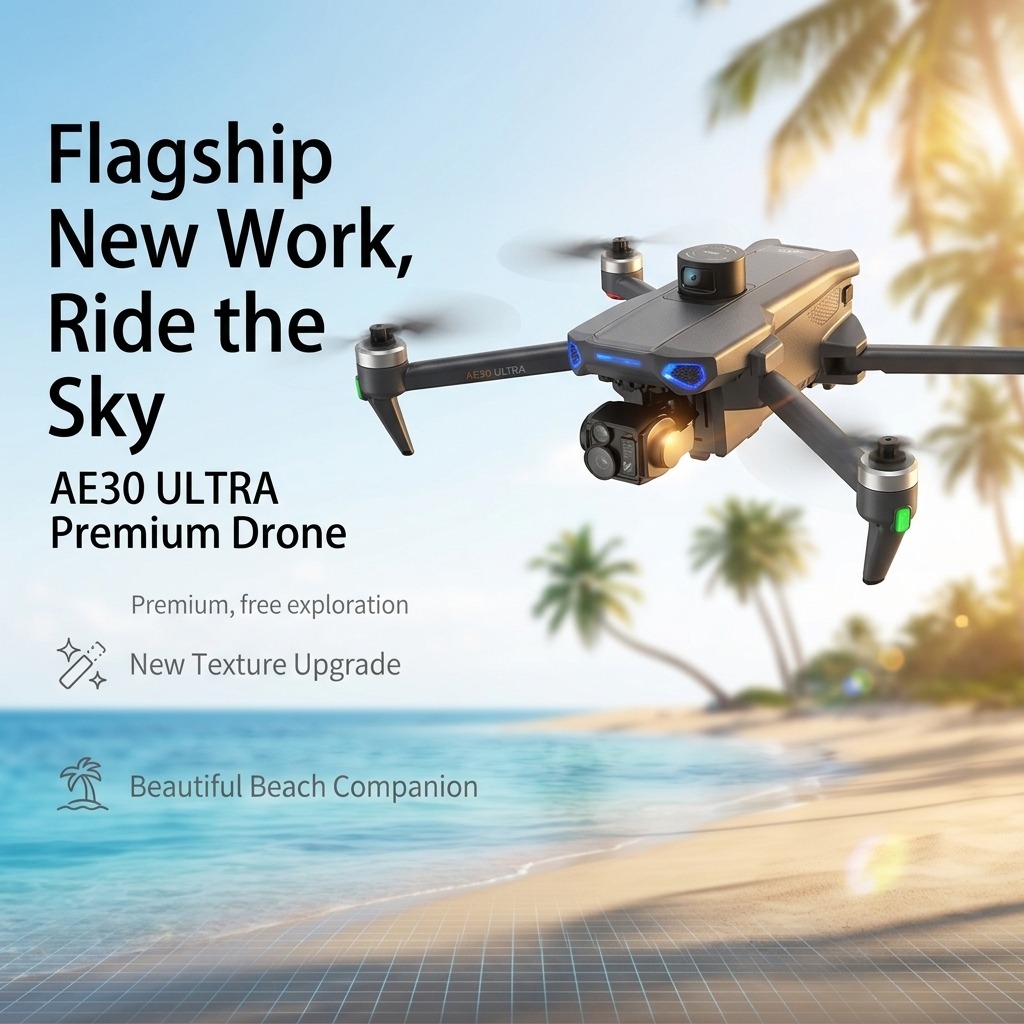 NOVO Drone AE30 Ultra com GPS, - Drone Multispectral avaliação e preço